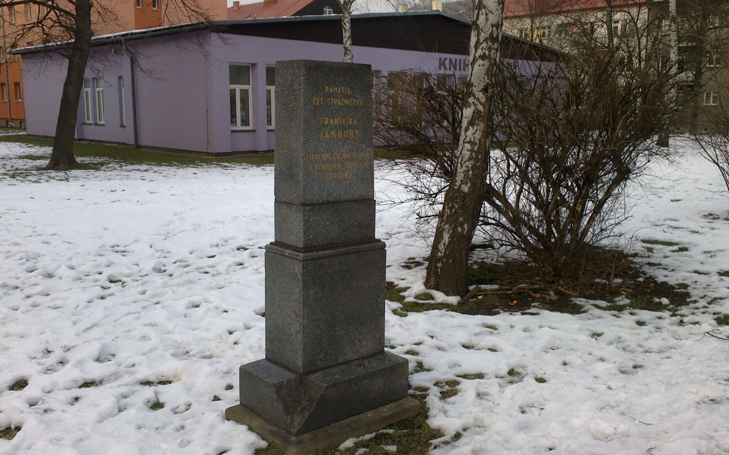 Památník Františka Janhuby