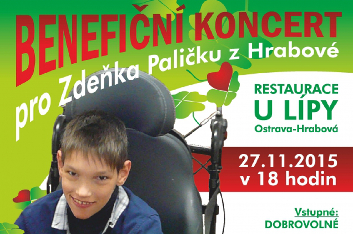 Benefiční koncert pro Zdeňka Paličku – 27.11.