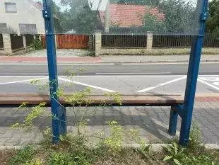 Neznámý pachatel odcizil skleněné výplně zastávky