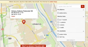 První výdejní místo Zásilkovny v Hrabové