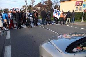 Protest v Žabni | Zdroj: FB Žabně