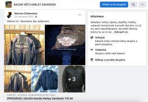 Maruna Cholewowa prodává věci se značkou Harley Davidson | Zdroj [1]