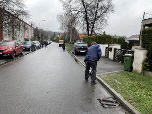 Úklid na ulici U Kotelny