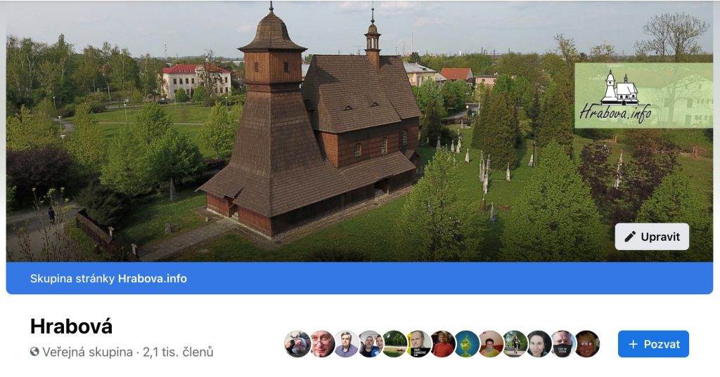 Naše facebooková skupina Hrabová