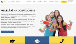 Nová podoba školního webu