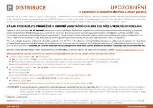 Informace od ČEZ Distribuce