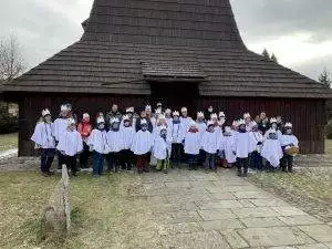 Skupinka hrabovských koledníků | 8.1. 2021, Radomír Orkáč