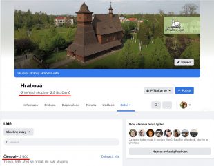 Facebooková skupina Hrabové má již 2500 členů! Děkujeme…