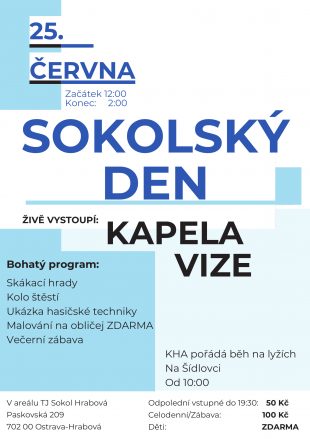 Sokolský den v Ostravě-Hrabové – 25.6. 2022
