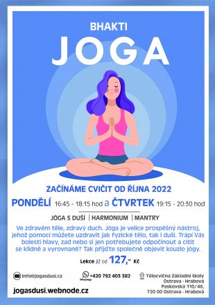 Hrabová: Připomínka prvního cvičení indické jógy – 3.10. 2022