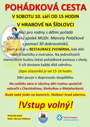 Pohádková cesta v Hrabové – 10.9. 2022