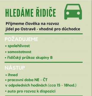 Lahůdky Hrabová: Hledáme řidiče