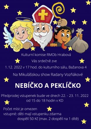 Mikulášská show v Hrabové – 1.12. 2022