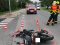 TV Polar: Kolize motorky a auta v Ostravě-Hrabové, motorkář se zranil, policie hledá svědky