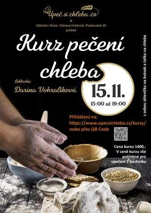 Hrabová: Kurz pečení chleba – 15.11. 2023