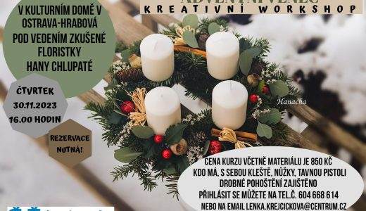 Hrabová: Kreativní workshop – 30.11. 2023