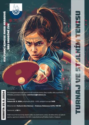 Hrabová: Kulturní komise pořádá turnaj ve stolním tenise