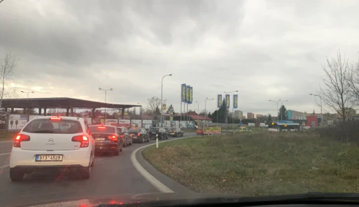 Hrabová: Bypass u kruhového objezdu u Makra