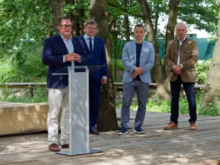 (FOTO) Ostrava má novou unikátní plochu s mokřady a tůněmi