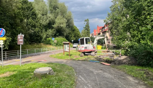 (FOTO) Na Šídlovci již probíhá rekonstrukce veřejného osvětlení