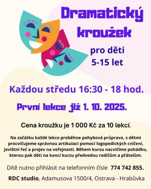 V Ostravě-Hrabůvce otevírá Divadla tety Chechtalíny nový dramatický kroužek pro děti