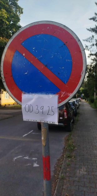 Hrabová: Náhradní parkování během rekonstrukce osvětlení na ul. V. Huga