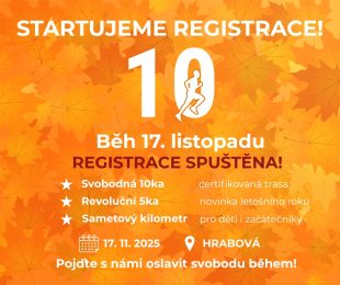 Hrabovské běhy: Běh 17. listopadu 2025