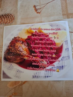 Hrabová: Hospůdka Zvonírna zve na Kateřinské hody - 23.11. 2025