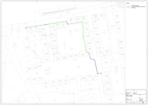 Situační výkres optické trasy