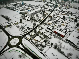 (FOTO) První sněhové pocukrování Hrabové